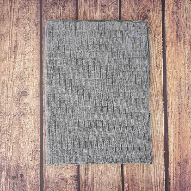 Microfiber Warp Knit Kain Pembersih Isi Rumah Persegi Besar - JUHAO