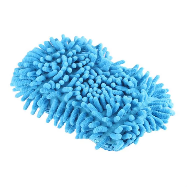 მიკროფიბერი Chenille Sponge Mitts მანქანის შუშების სარეცხი ხელთათმანები - JUHAO