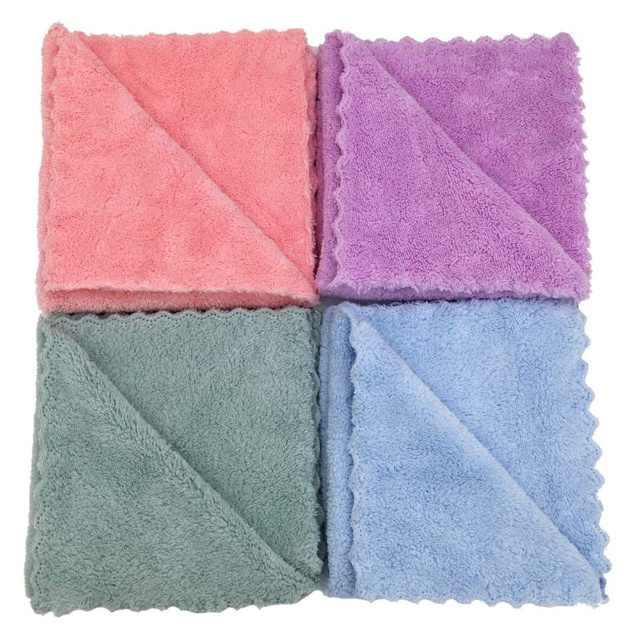 Microfiber Coral Velvet Ganz Absorbent Kichen Dish a Coupe Stoffer - JUHAO