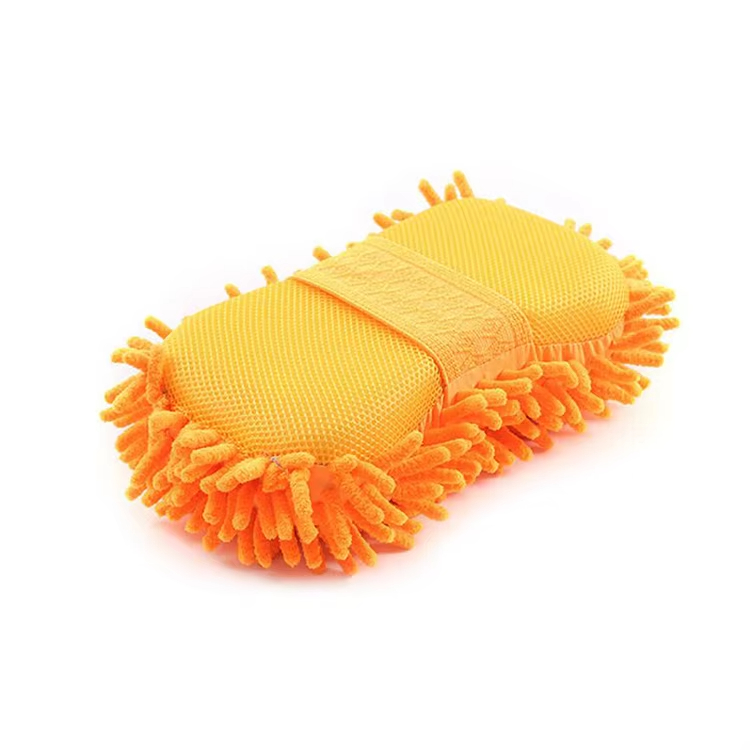 მიკროფიბერი Chenille Sponge Mitts მანქანის შუშების სარეცხი ხელთათმანები - JUHAO