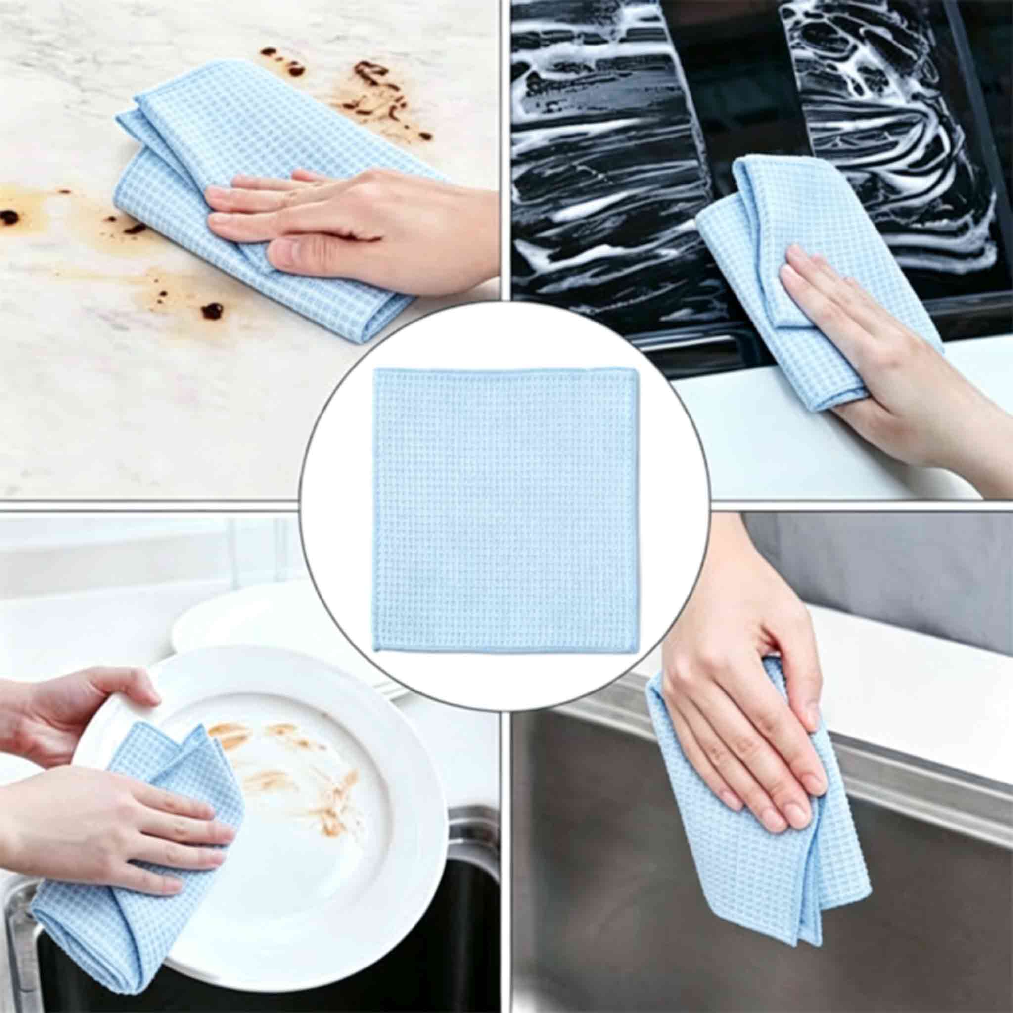 14 'x 14' Микрофибер вафли Ткаат крпа 