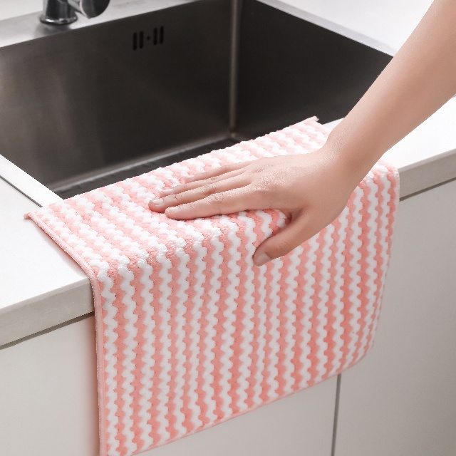 マイクロファイバー家庭用キッチンクリーニングふきん - JUHAO