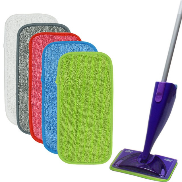Vadrouille de m&eacute;nage en microfibre pour tous types de sols - JUHAO