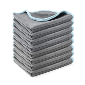 Kain Pembersih Kaca Microfiber 12'&times;12'.