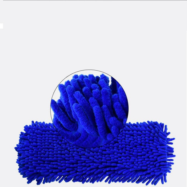 マイクロファイバーブルーシェニールモップ交換クロス - JUHAO