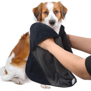 Toalla de ba&ntilde;o para perros de secado r&aacute;pido, absorbente y s&uacute;per suave