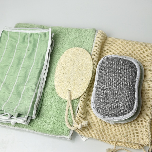 Mikrofaser-Bambus-Reinigungst&uuml;cher, 8er-Set – JUHAO