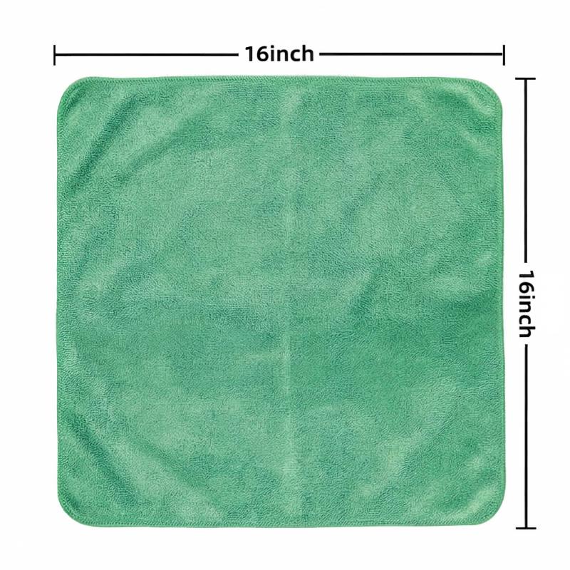16 'x 16' Көп беттүү микрофибр тазалоочу чүпүрөк 